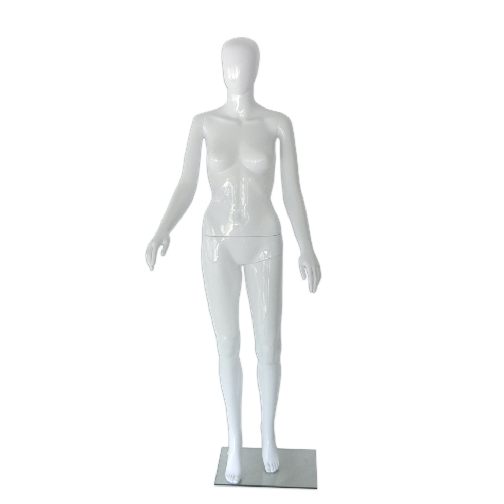Statua manichino donna con testa